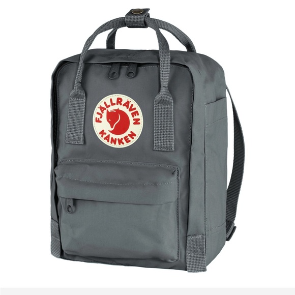 dark gray kanken mini backpack Fjallraven Kanken Mini Backpack, Dark Blue Grey